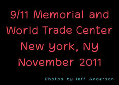 9/11 Memorial and the World Trade Center, New York, NY cover page.