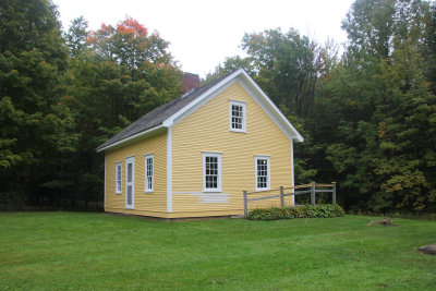 Another view of the museum building at the Chester Arthur Historical Site.