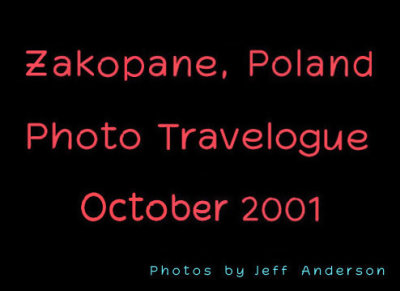 Zakopane, Poland cover page.