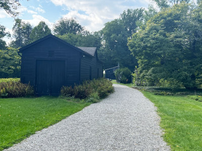 Pathway leading to the gardens.