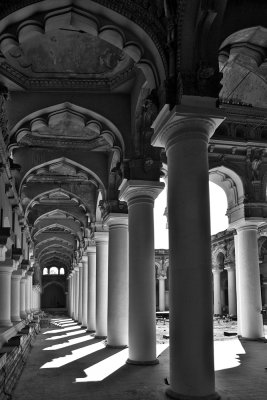 Le palais du Nayak Tirumalai IMG_7967BW.jpg