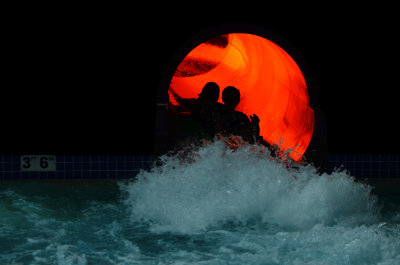 Silhouettes at the Kalahari Resort Indoor Water Park