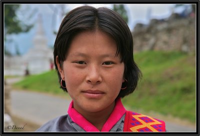 A Bhutanese Lady.