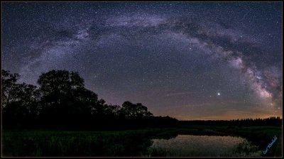Milkway panorama stitched from 5 images.