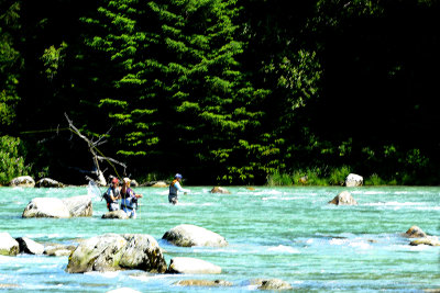 Fauna fishing with guide 