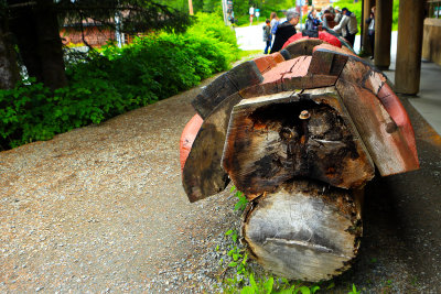 Base of old totem