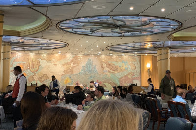 One of the dining rooms