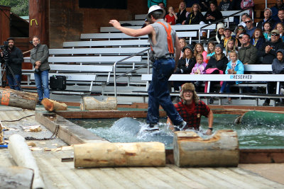 Fallen off a log