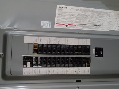 electrical panel in garage