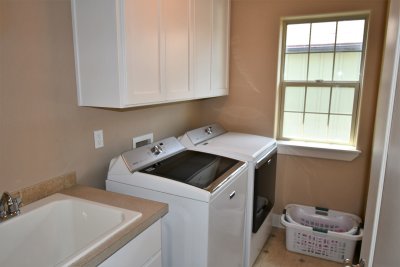 laundry with sink upstairs