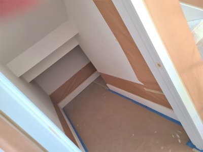 storage under stairs