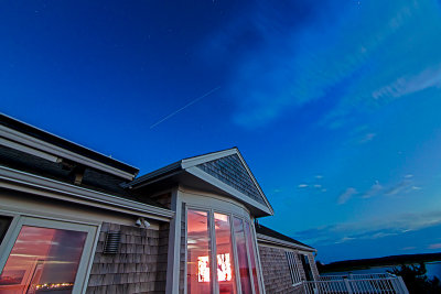 The International Space Station Wizzes Over The Charif House