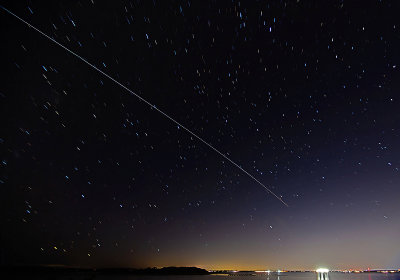 ISS Soars Over Lewis Bay and Great Island October 5, 2020  7:50 PM