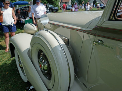 1936 Packard Rollston Custom Stationary Victoria 