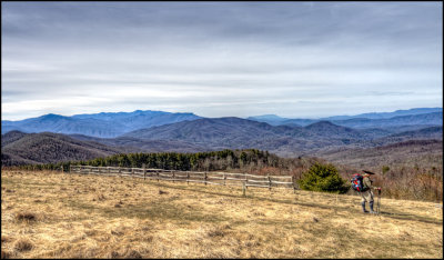 Hiker on the Appalachian Trail