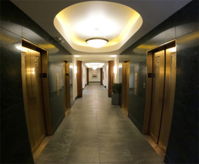 Engraved Copper Elevators- The Battle Creek Tower