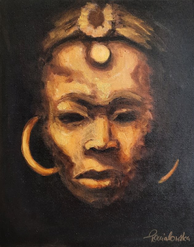 Golden mask 40x50