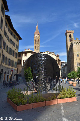 'La O di Giotto' by Helidon Xhixha @ Piazza di San Firenze DSC_3804
