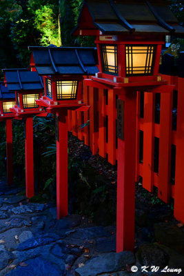 Lamp poles of Kifune Shrine DSC_2783