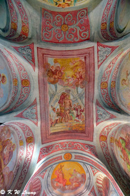 Ceiling of Bled Castle DSC_7692