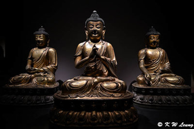 Bronze Buddha Triad of Amitabha, Vairocana and Bhaisajyaguru DSC_3365