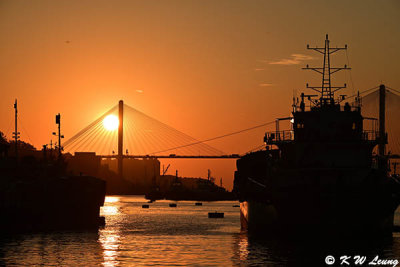 Sunset @ Ting Kau Bridge DSC_3689