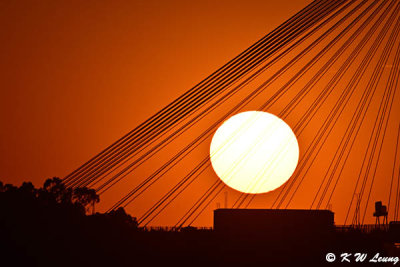 Sunset @ Ting Kau Bridge DSC_3696