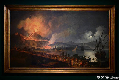 Eruption of Vesuvius from the Maddalena Bridge (1782) by Pierre Jacques Volaire