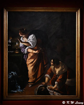 Judith and her maid Abra with the Head of Holofernes (1645-1650) by Artemisia Gentileschi