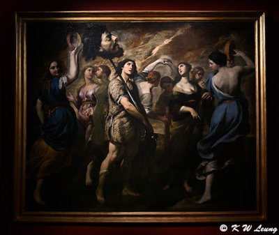 Triumph of David (1650-1655) by Andrea Vaccaro