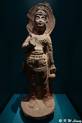 Standing stone statue of Bodhisattva Avalokitesvara (Tang Dynasty)