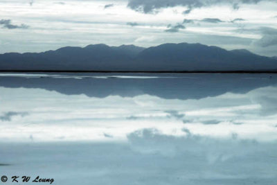 Reflection on Chaka Salt Lake