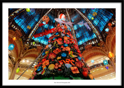 Galeries Lafayette at Christmas, France 2020