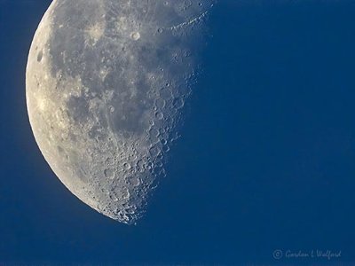 Waning Gibbous Moon 57% Illuminated DSCN06331