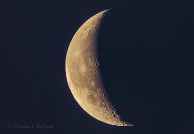 Waning Crescent Moon, 28% Illuminated DSCN11040