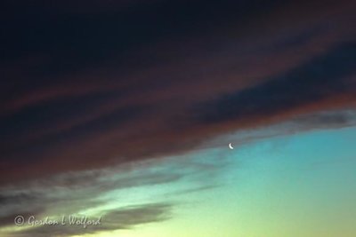 Venus Through The Edge Of A Sunrise Cloud DSCN22683