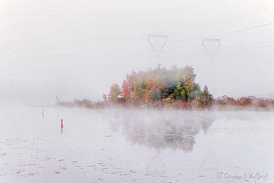 Misty Rideau Canal In Fog Autumnscape P1560054
