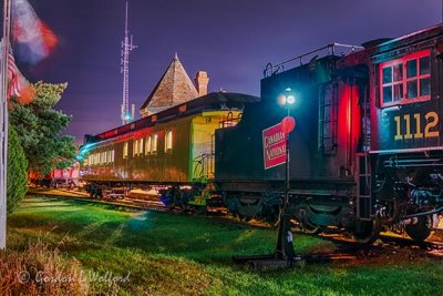 Railway Museum Of Eastern Ontario At Night P1570166-72