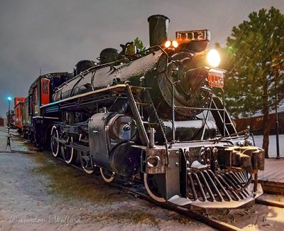 Snowy CN 1112 Steam Locomotive P1580316.21
