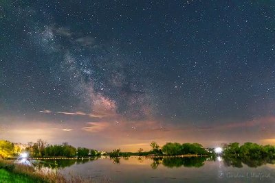 Milky Way Over Edmonds Lockstation P1590900-1