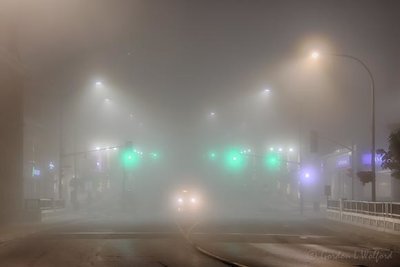 Beckwith Street In Night Fog 90D26884-8