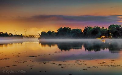 Misty Rideau Canal At Dawn 90D30728-32