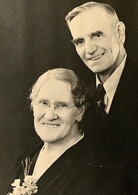 Laurena (Hale) & Lafe Schoonover 50th Anniversary -- Evelyn's Grandparents
