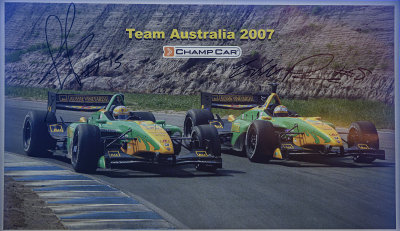 Racer Poster and Autographs