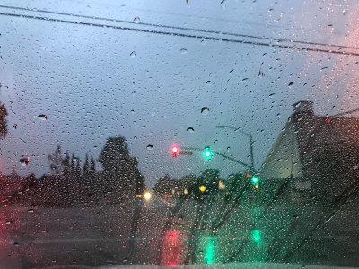 A wet Commute