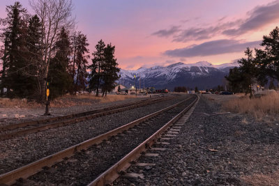 Sunrise in Jasper, Alberta