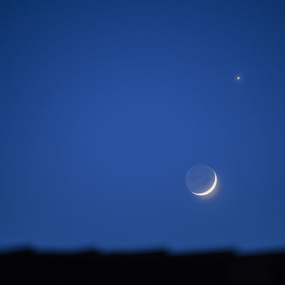 The Venus and Young Moon Conjunction