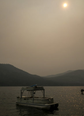 Smoky Donner Lake
