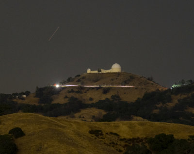 Lick Observatory at night