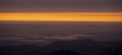 South San Francisco Bay at sunset